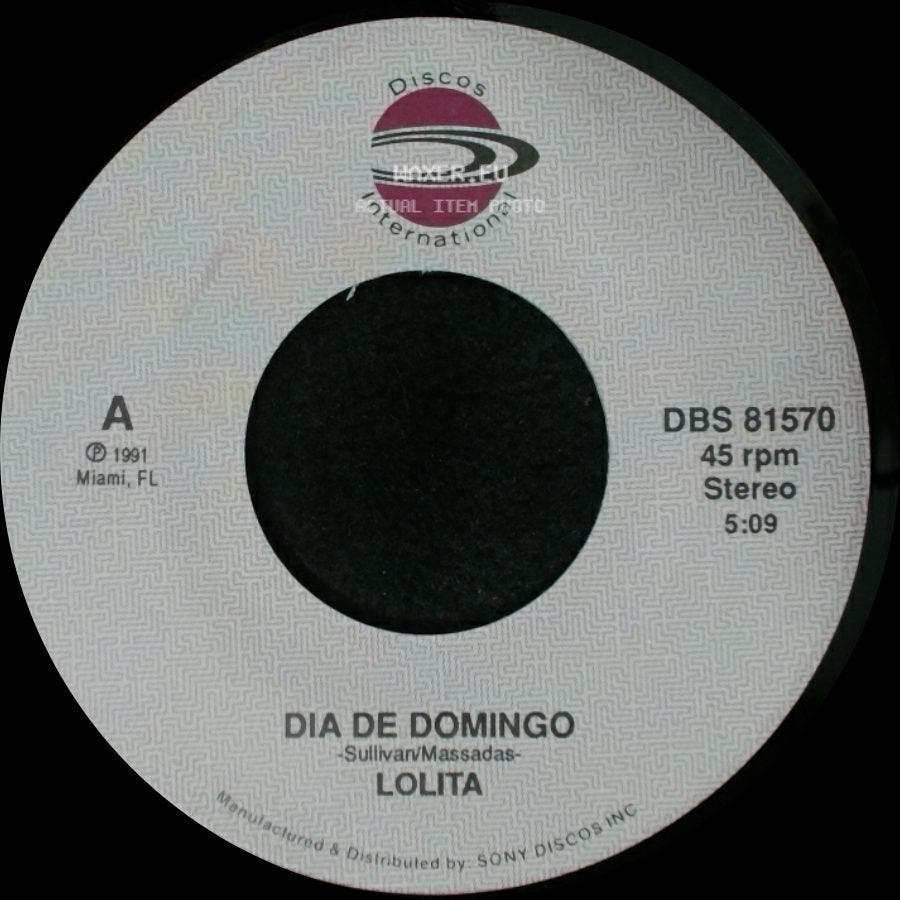 Lolita - Dia De Domingo / Dia De Domingo side B