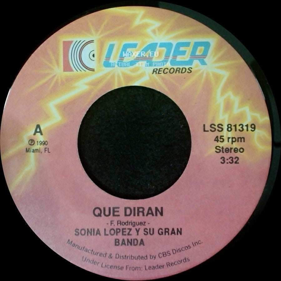Sonia Lopez Y Su Gran Banda - Que Diran / Que No Me Doy Cuenta side A