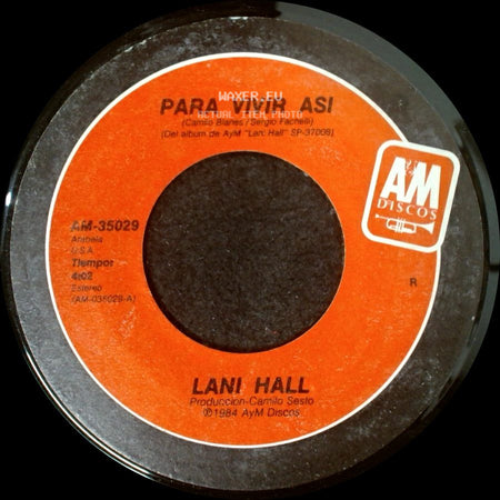 Lani Hall - Amo Al Amor / Para Vivir Asi side B