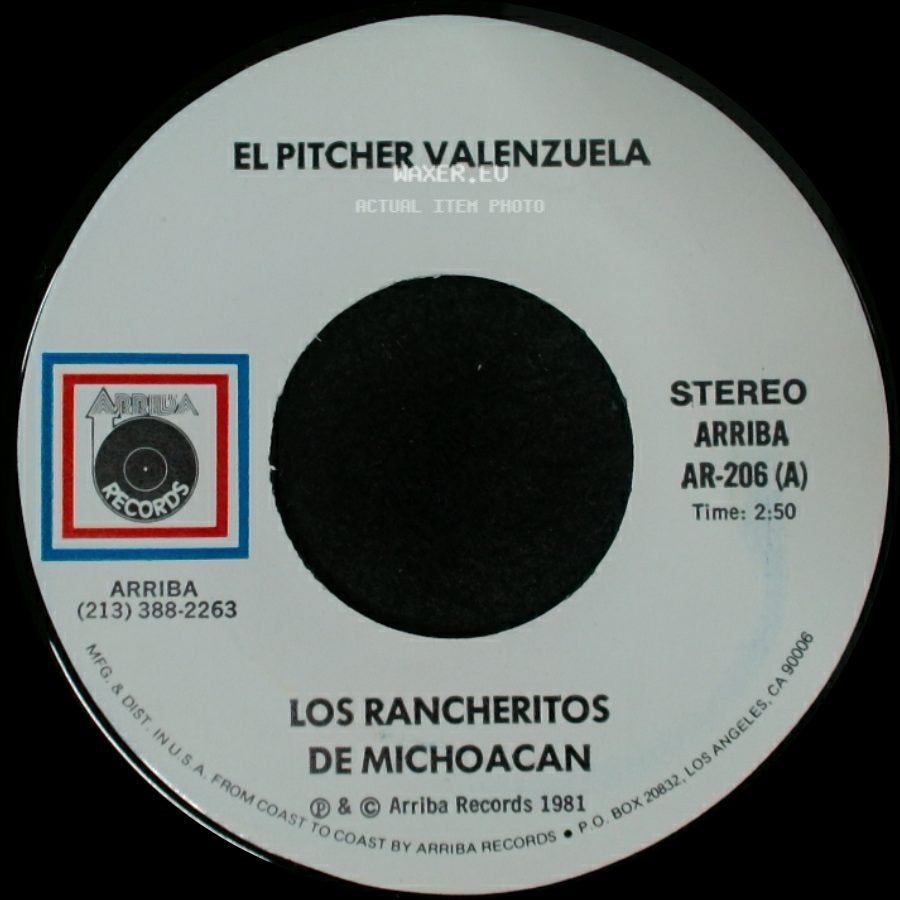 Los Rancheritos De Michoacan - El Pitcher Valenzuela / Flor De Las Flores side A