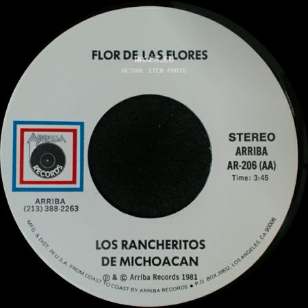 Los Rancheritos De Michoacan - El Pitcher Valenzuela / Flor De Las Flores side B