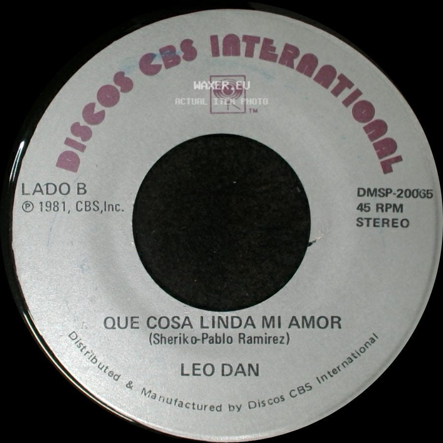 Leo Dan - Niña Que Tiene Sus Ojos / Que Cosa Linda Mi Amor side B