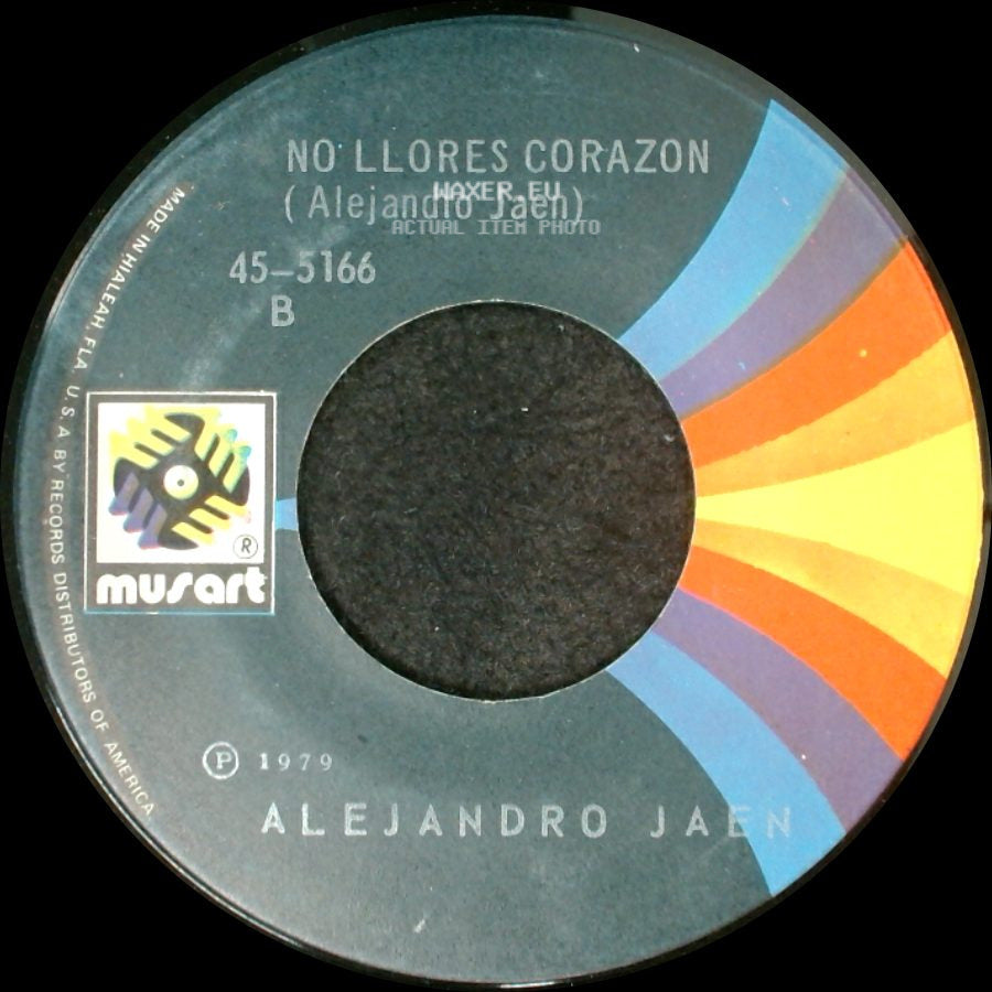 Alejandro Jaen - Dame Fe / No Llores Corazon side B