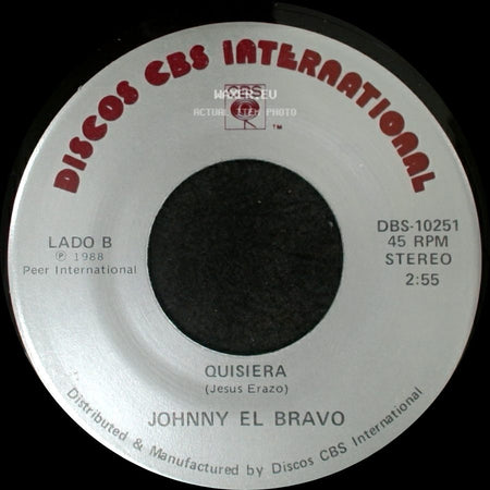Johnny El Bravo - Miguel / Quisiera side B