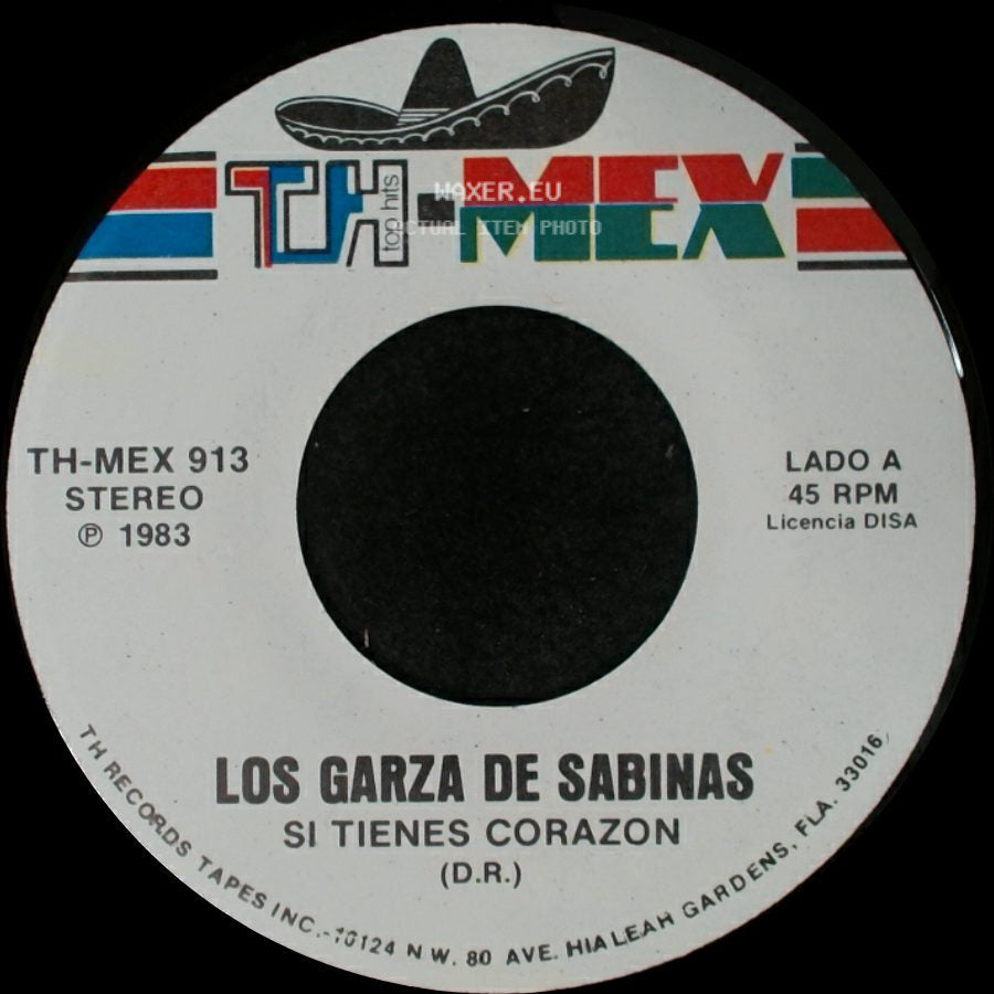 Los Garza De Sabinas - Si Tienes Corazon / Arroyito side A