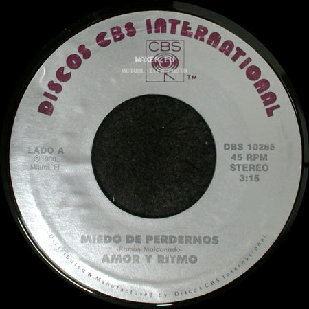 Amor Y Ritmo - Miedo De Perdernos Amor Y Ritmo / Ya Te Olvide side A