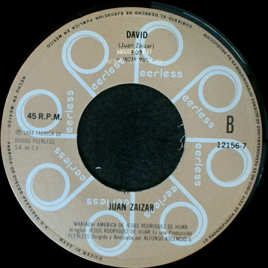 Juan Zaizar - Prisionero / David side B