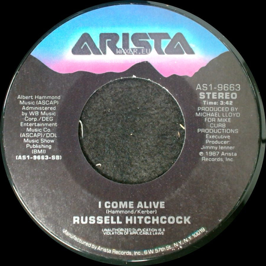 Russell Hitchcock - I Come Alive / Someone Who Believes In You side A