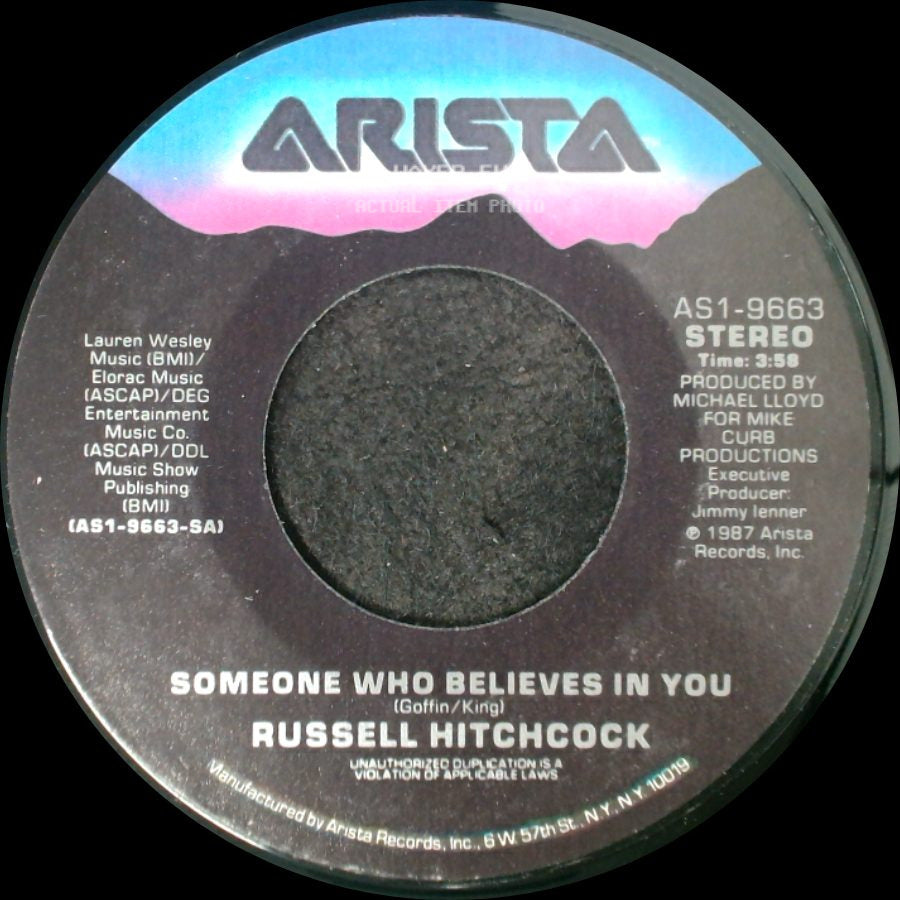 Russell Hitchcock - I Come Alive / Someone Who Believes In You side B