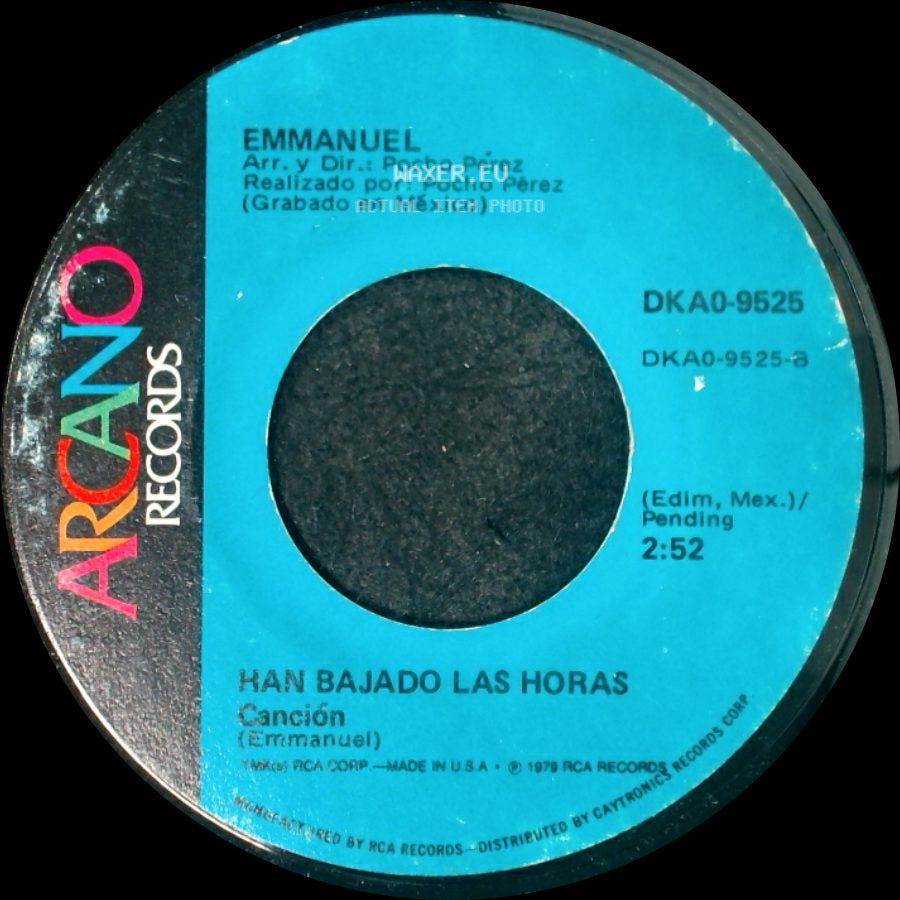 Emmanuel - Han Bajado Las Horas / Al Final side A