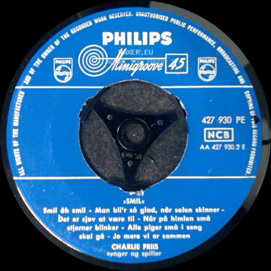 Charlie Friis - Smil / Tarer side A