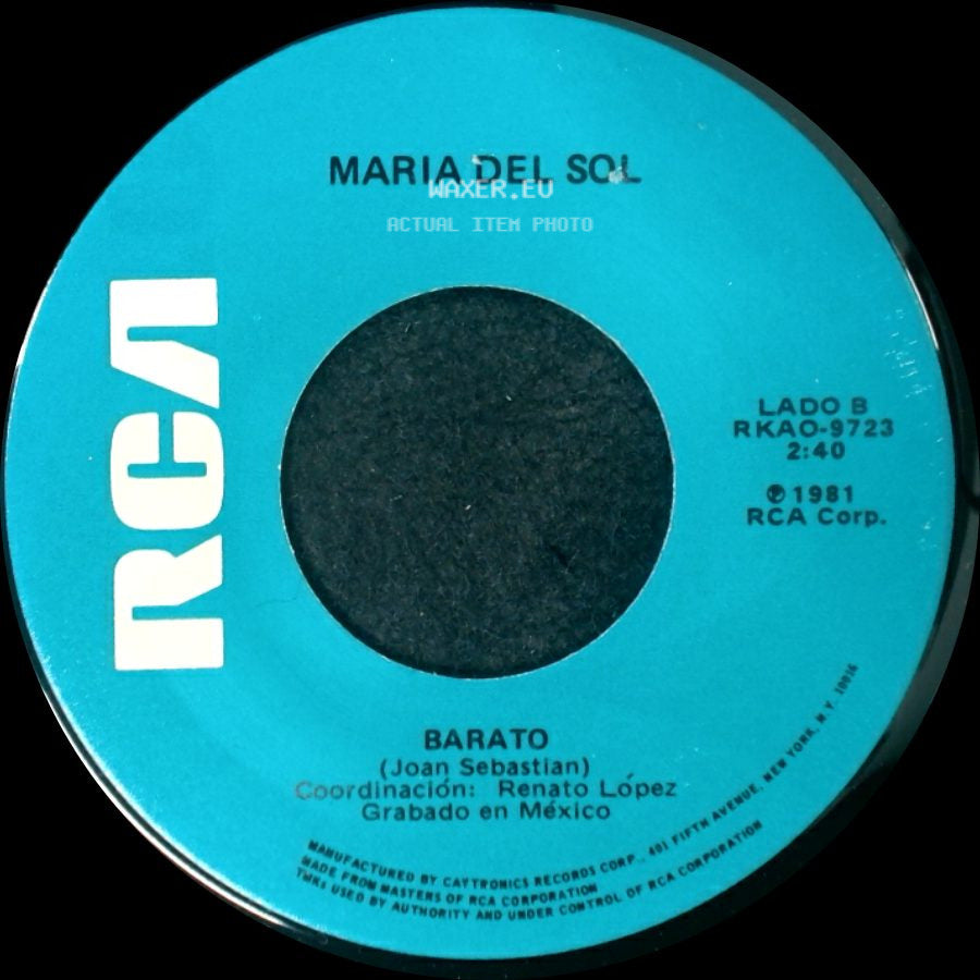 Marco Antonio Muniz Y Maria Del Sol / Maria Del Sol - No Me Interesa Lo Que Pase... A Mi, Me Gustas Tu ("A Mellow Melody") / Barato side B
