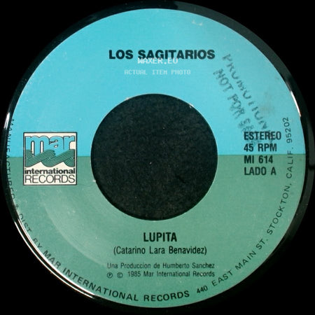 Los Sagitarios - Lupita / Angelica side A