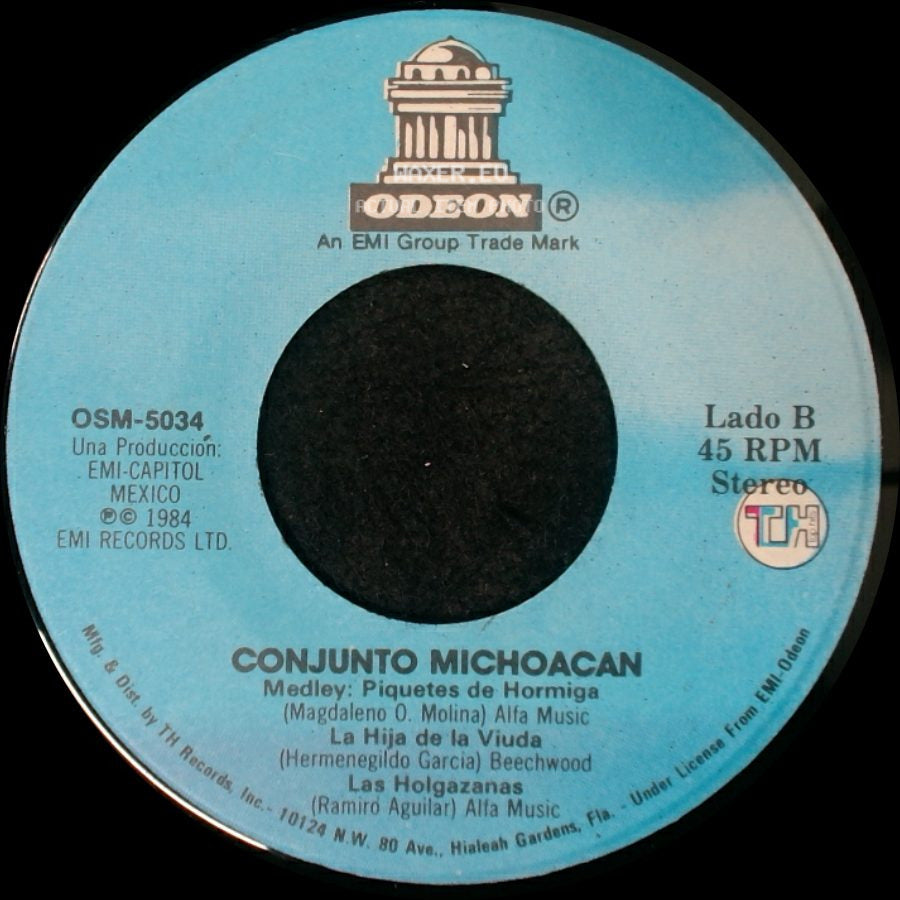 Conjunto Michoacan - Medley: Piquetes De Hormiga / La Hija De La Viuda / Las Holgazanas / Medley: Piquetes De Hormiga / La Hija De La Viuda / Las Holgazanas side B
