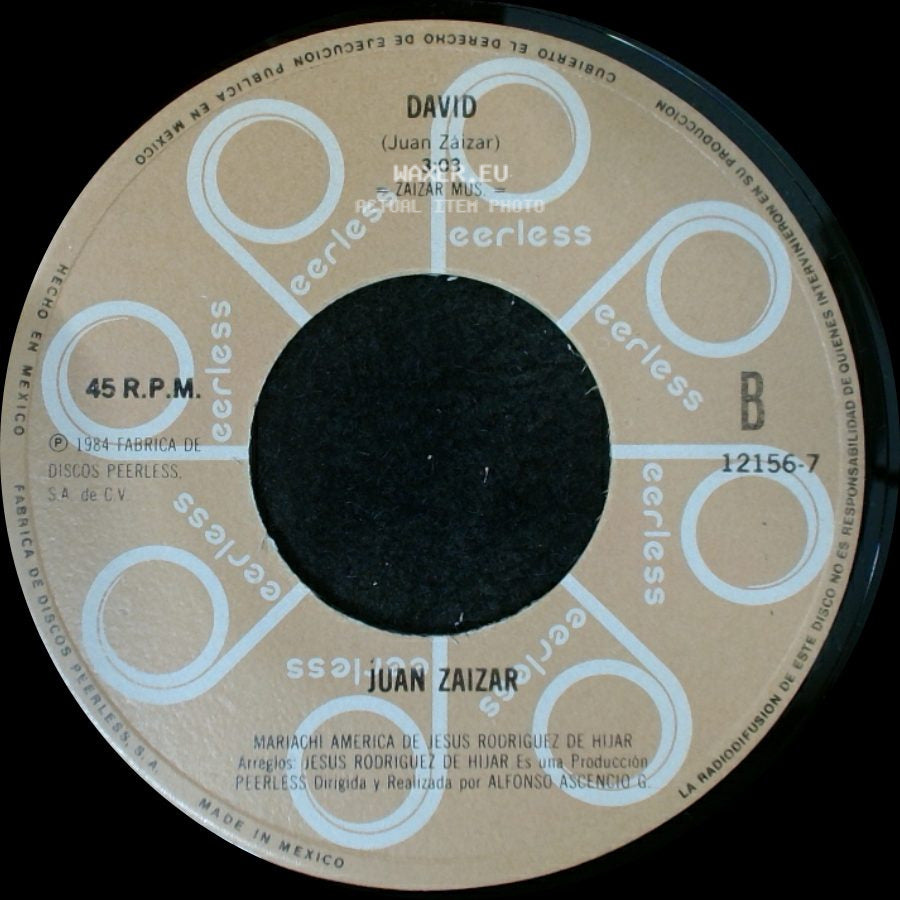 Juan Zaizar - Prisionero / David side B