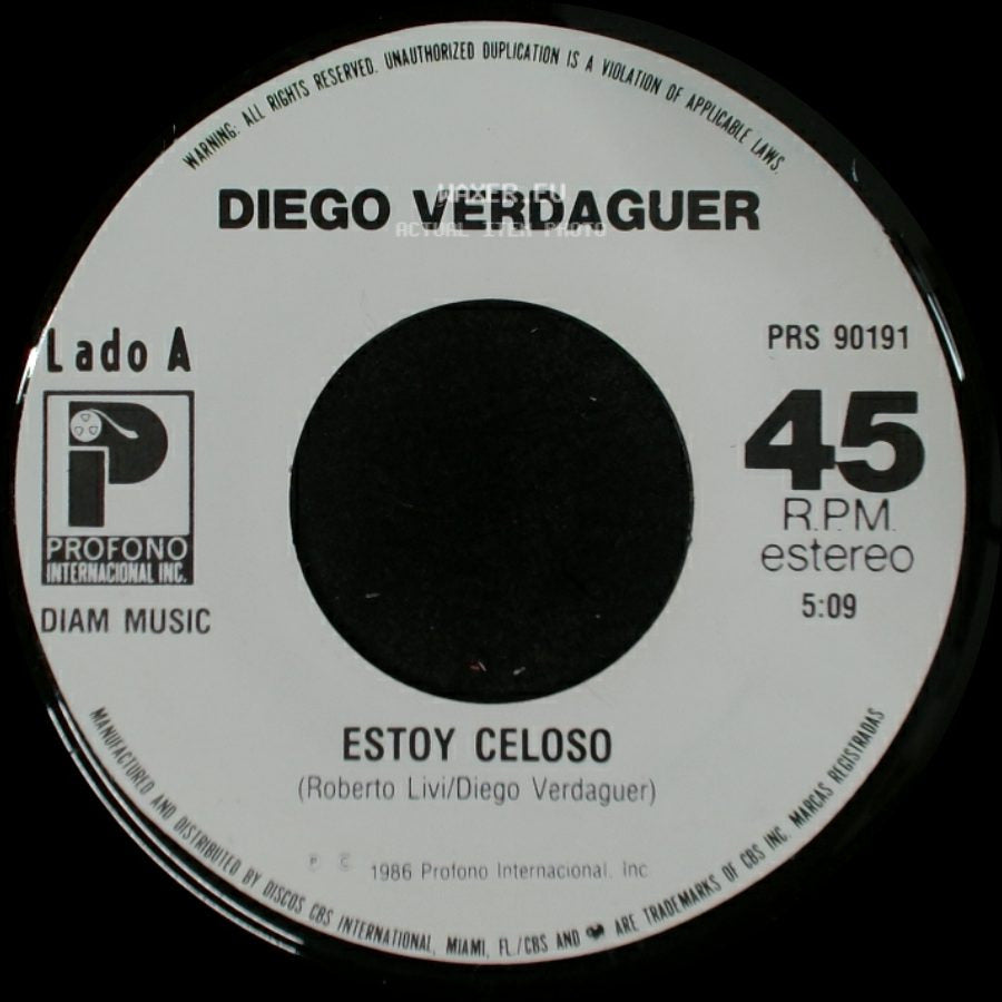 Diego Verdaguer - Estoy Celoso / Chiquilla side A