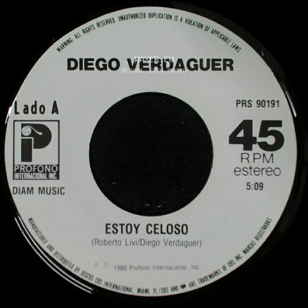 Diego Verdaguer - Estoy Celoso / Chiquilla side A