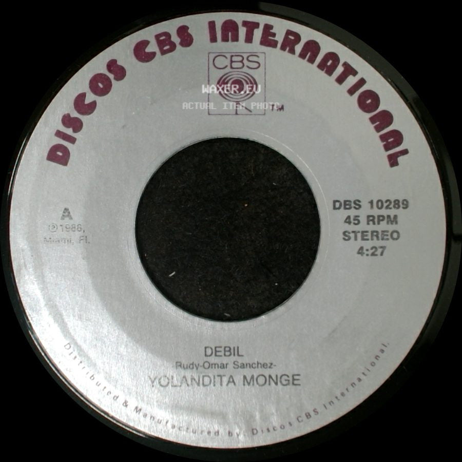 Yolandita Monge - Debil / Borinqueña side A