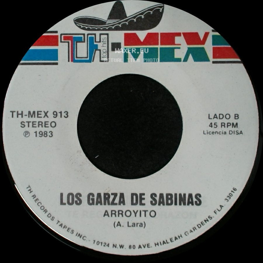 Los Garza De Sabinas - Si Tienes Corazon / Arroyito side B