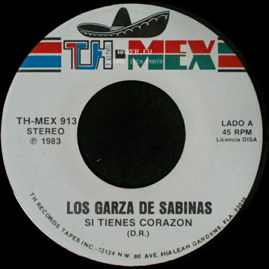 Los Garza De Sabinas - Si Tienes Corazon / Arroyito side A