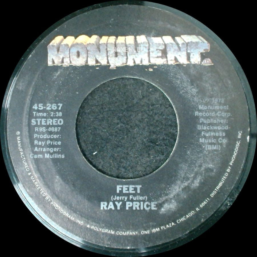 Ray Price - Let's Make A Nice Memory (Today) / Feet side B