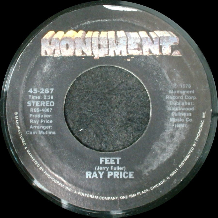 Ray Price - Feet / Let's Make A Nice Memory (Today) side A