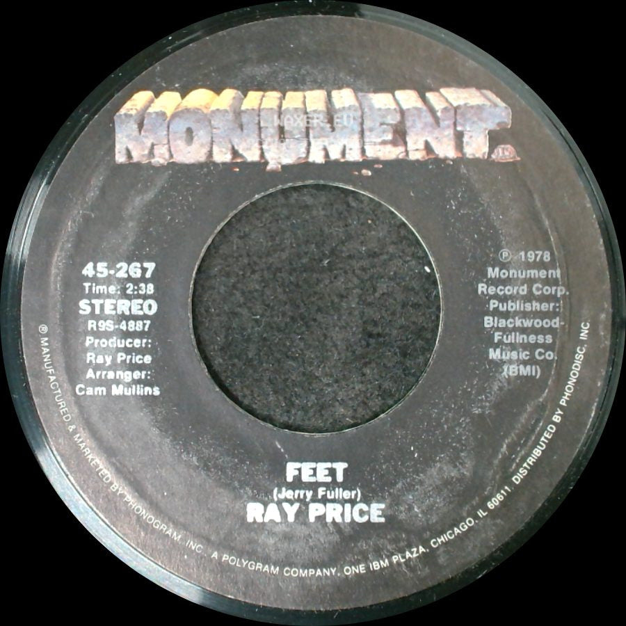Ray Price - Let's Make A Nice Memory (Today) / Feet side B