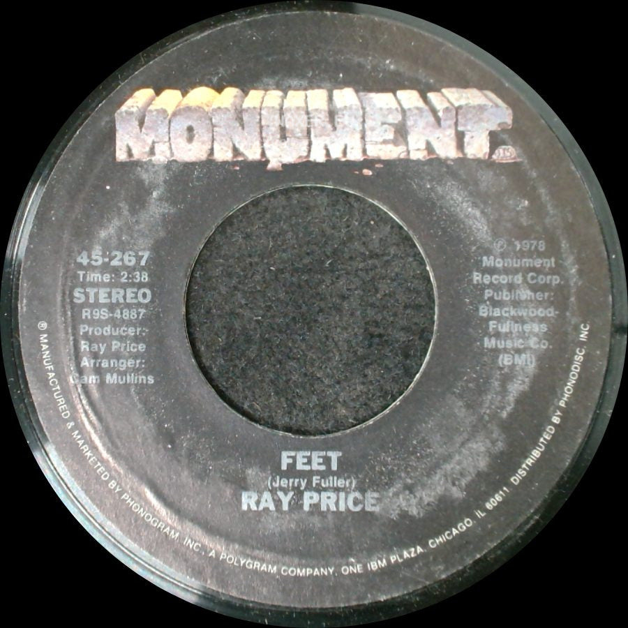 Ray Price - Feet / Let's Make A Nice Memory (Today) side A
