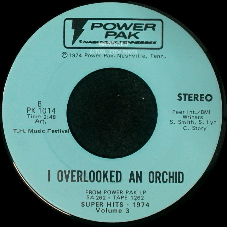 T.H. Music Festival - I Overlooked An Orchid / Holding Things Together side A