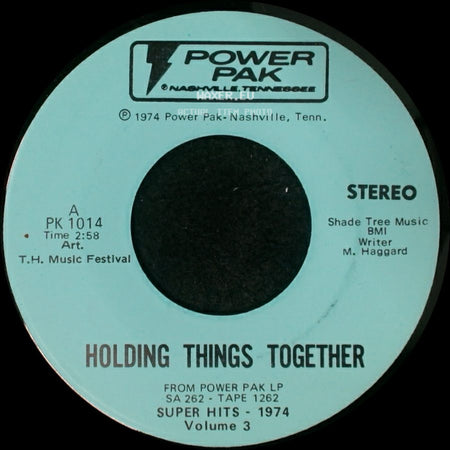 T.H. Music Festival - I Overlooked An Orchid / Holding Things Together side B