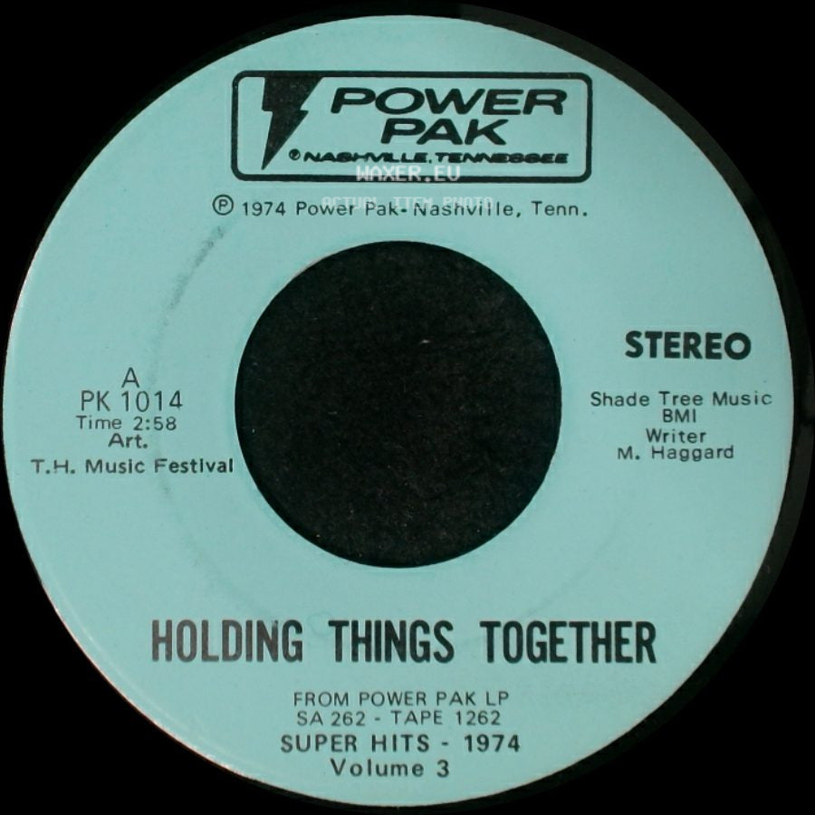 T.H. Music Festival - Holding Things Together / I Overlooked An Orchid side A