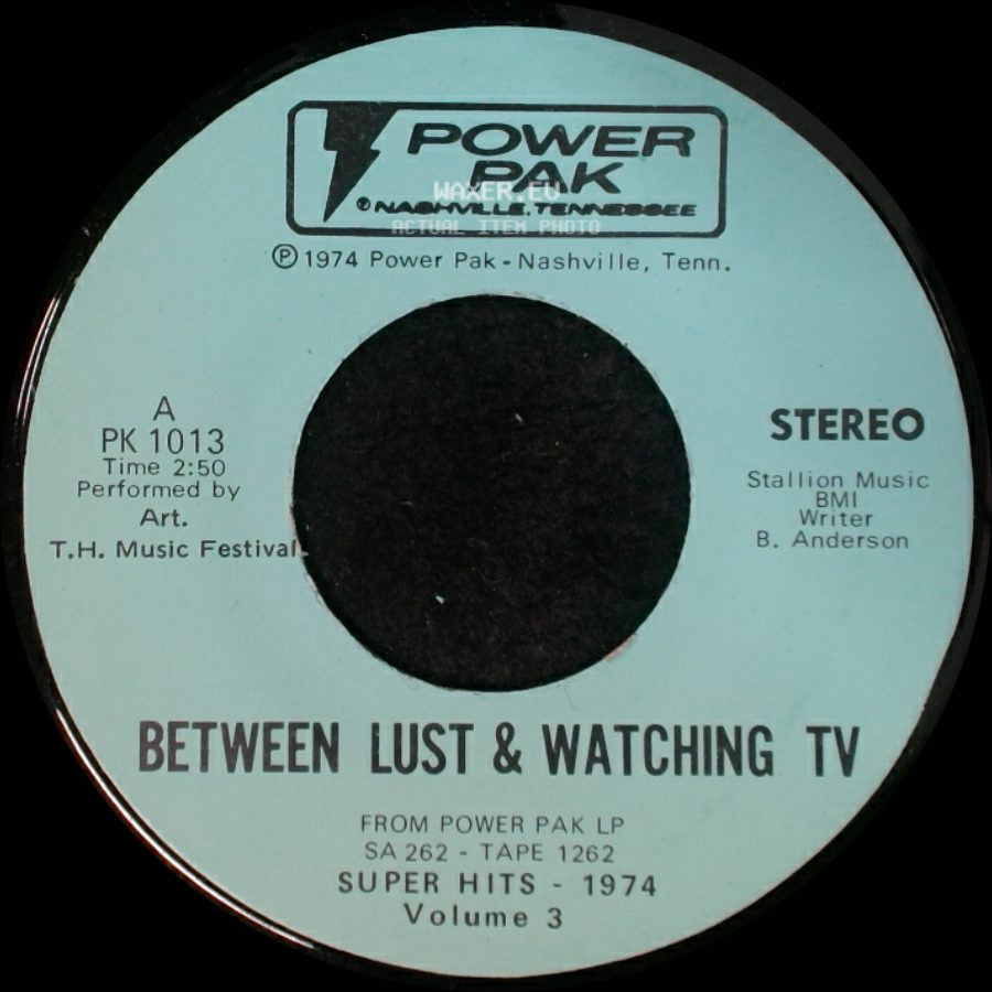 Art. / T.H. Music Festival - Between Lust & Watching Tv / Please Don't Tell Me How The Story Ends side A