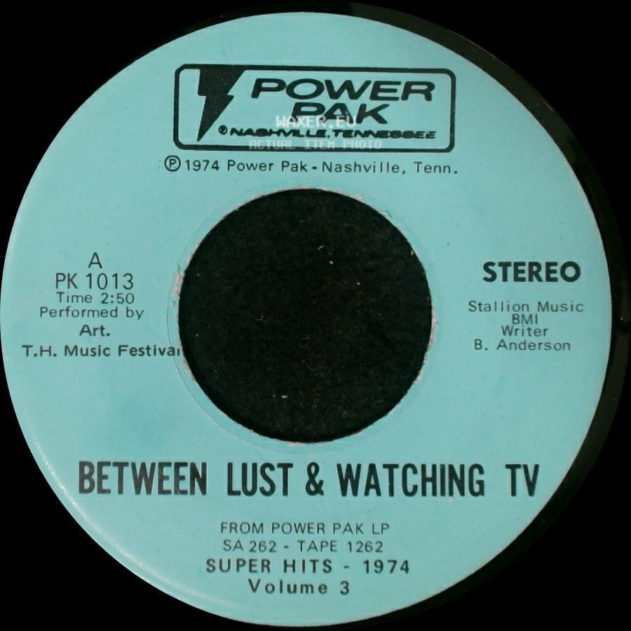 Art. T.H. Music Festival - Between Lust & Watching Tv / Please Don't Tell Me How The Story Ends side A