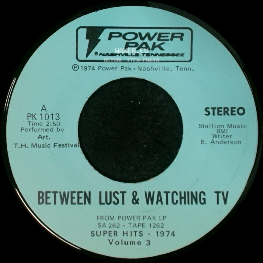 Art. / T.H. Music Festival - Between Lust & Watching Tv / Please Don't Tell Me How The Story Ends side A