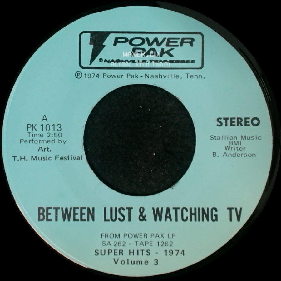 Art. T.H. Music Festival - Between Lust & Watching Tv / Please Don't Tell Me How The Story Ends side A