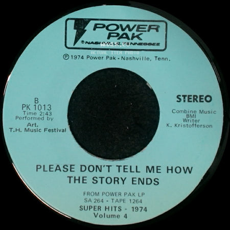 Art. T.H. Music Festival - Between Lust & Watching Tv / Please Don't Tell Me How The Story Ends side B
