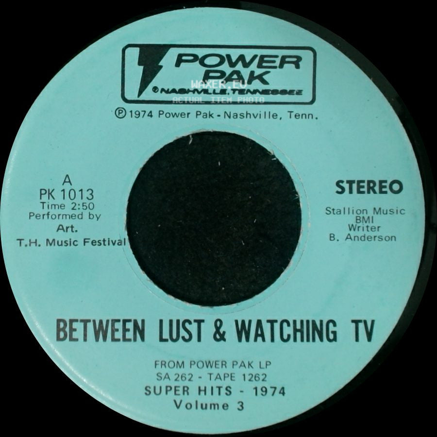 Art. / T.H. Music Festival - Between Lust & Watching Tv / Please Don't Tell Me How The Story Ends side A