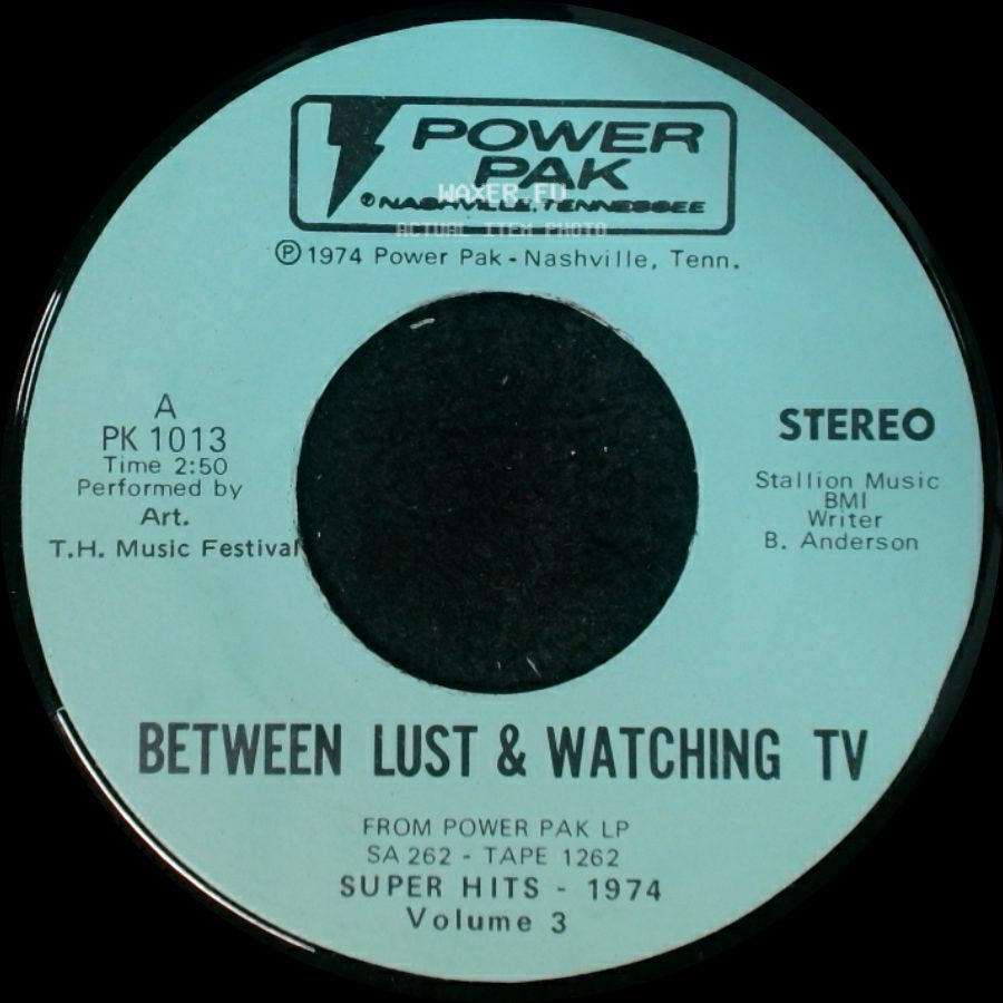 Art / Art. T.H. Music Festival - Between Lust & Watching Tv / Please Don't Tell Me How The Story Ends side A