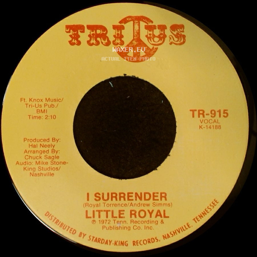 Little Royal - Soul Train / I Surrender side B