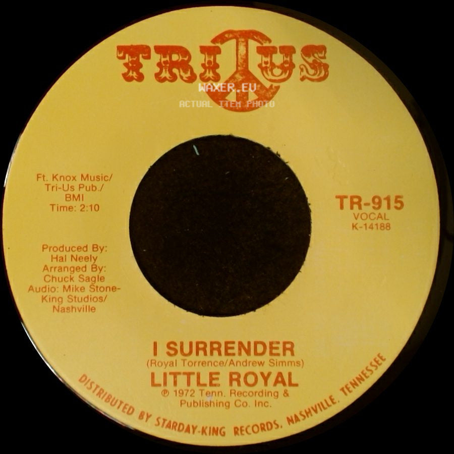 Little Royal - Soul Train / I Surrender side B