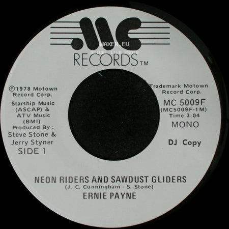 Ernie Payne - Neon Riders And Sawdust Gliders / Neon Riders And Sawdust Gliders side A