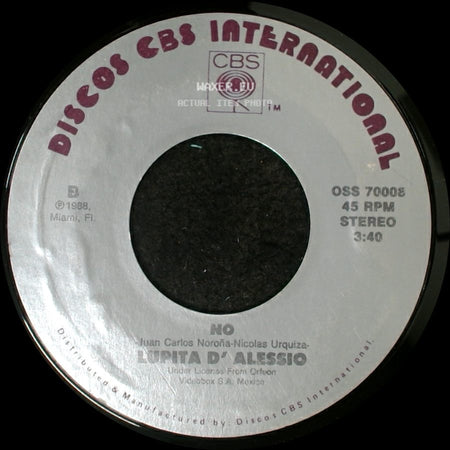 Lolita D' Alessio / Lupita D' Alessio - Soy Como Toda Mujer / No side B