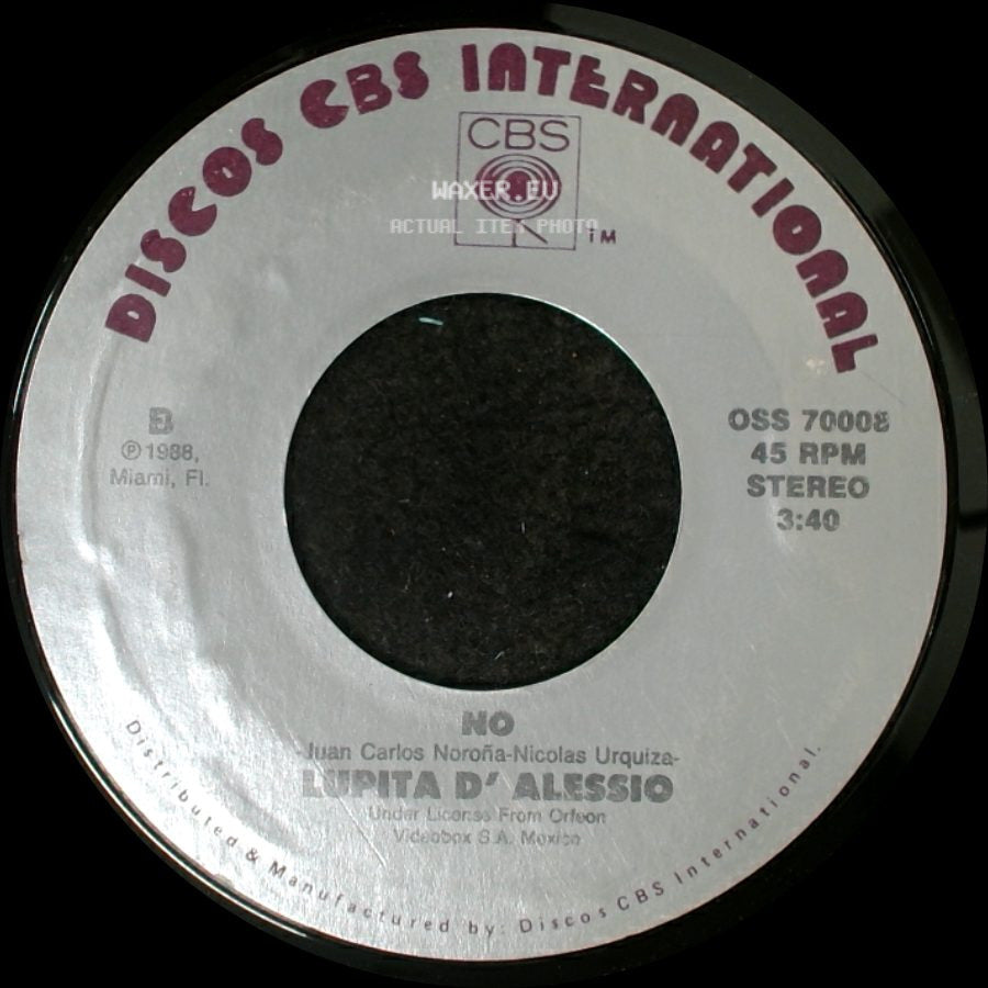 Lolita D' Alessio / Lupita D' Alessio - Soy Como Toda Mujer / No side B