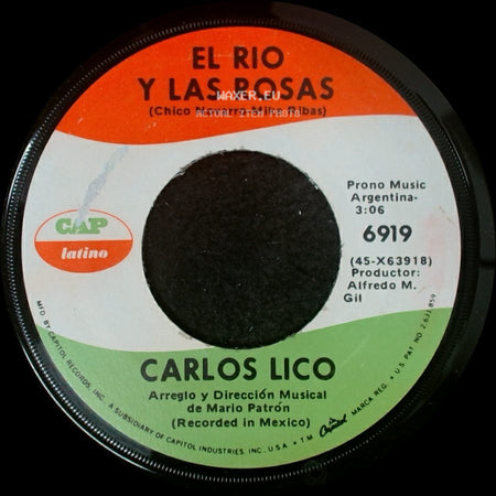 Carlos Lico - Alma Rota / El Rio Y Las Rosas side B