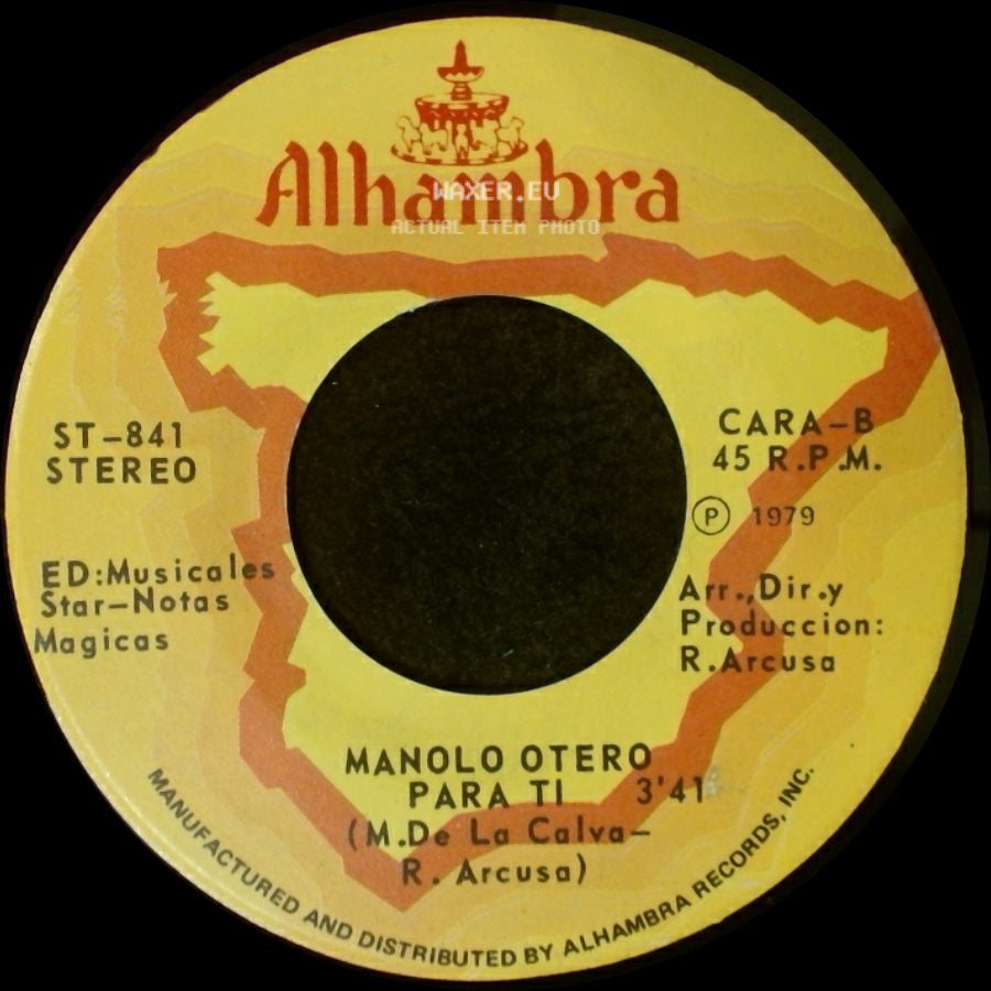 Manolo Otero - Acercate Mas / Para Ti side B