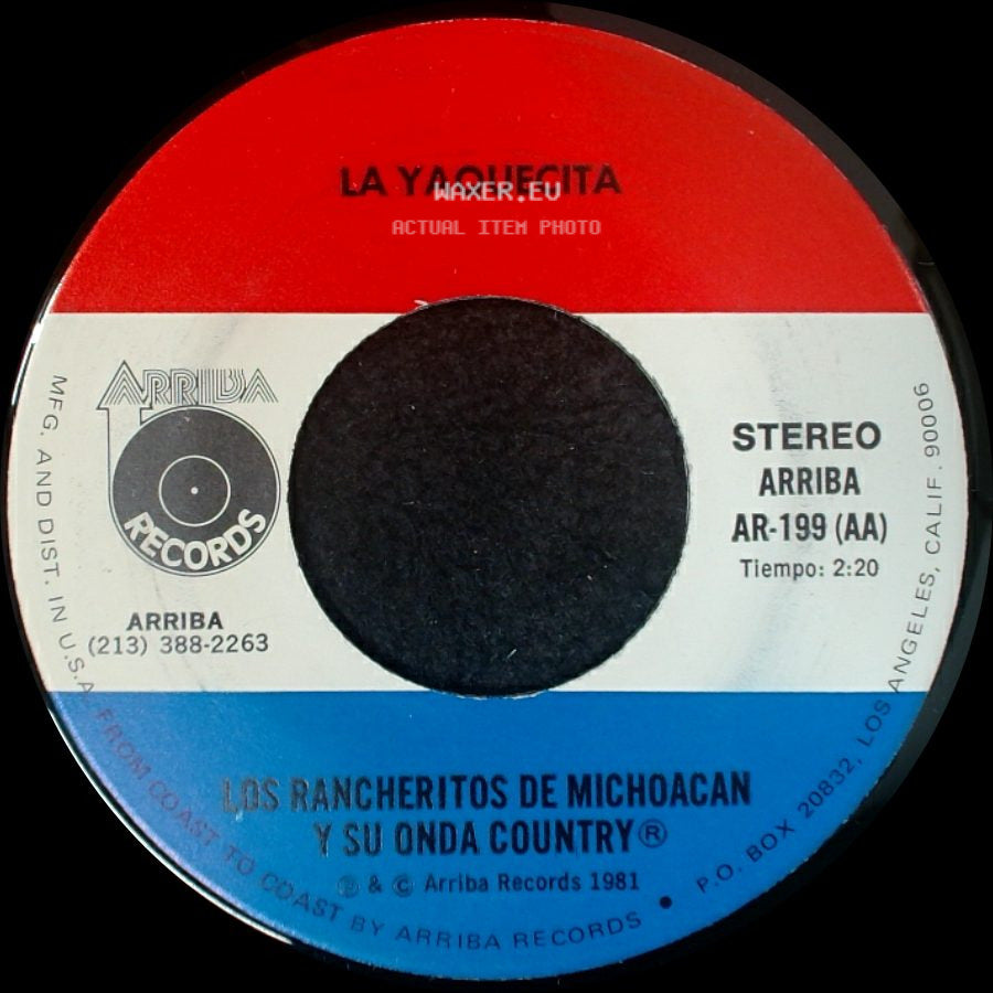 Los Rancheritos De Michoacan Y Su Onda Country® - Ando Como Bala / La Yaquecita side B