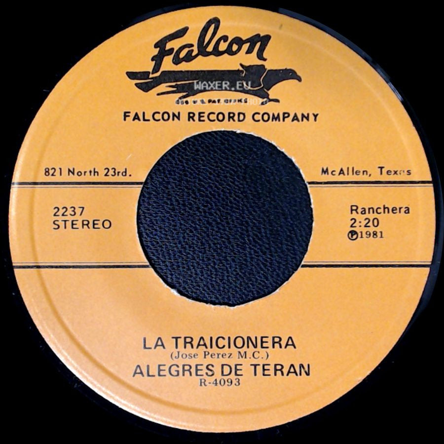 Alegres De Teran - La Carta De Raquel / La Traicionera side B