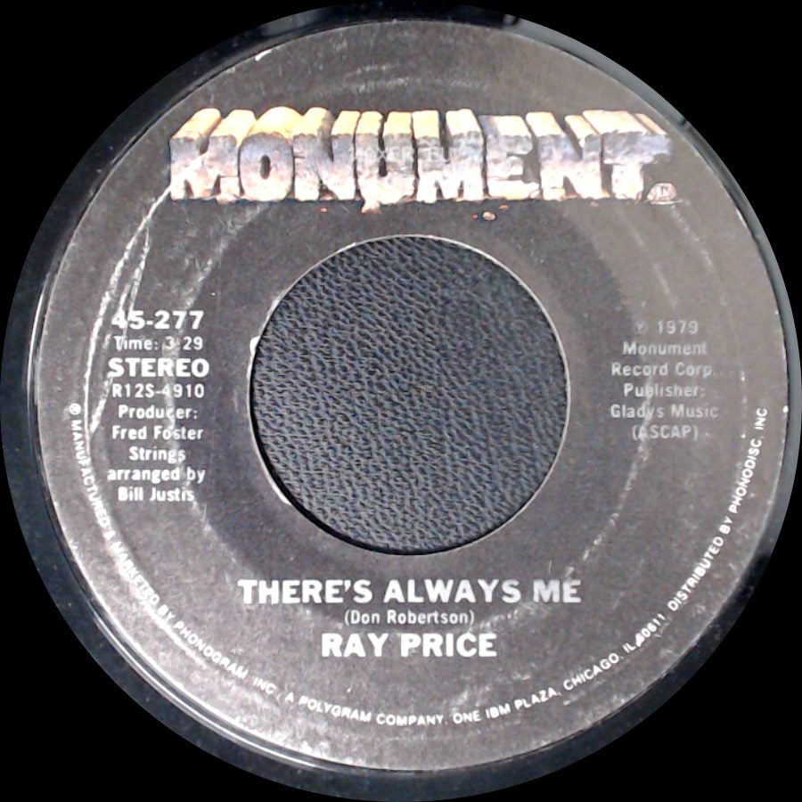 Ray Price - If It's All The Same To You (I'll Be Leaving In The Morning) / There's Always Me side B