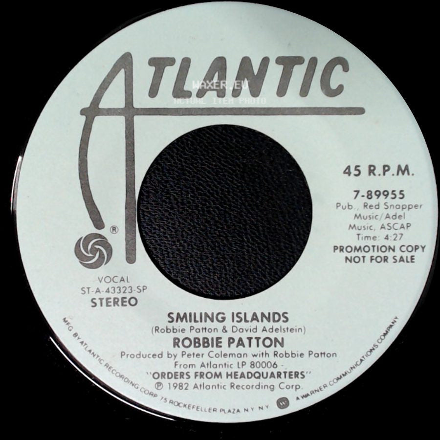 Robbie Patton - Smiling Islands / Smiling Islands side A