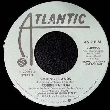 Robbie Patton - Smiling Islands / Smiling Islands side B